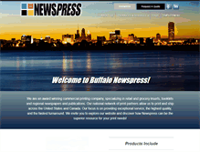 Tablet Screenshot of buffnewspress.com